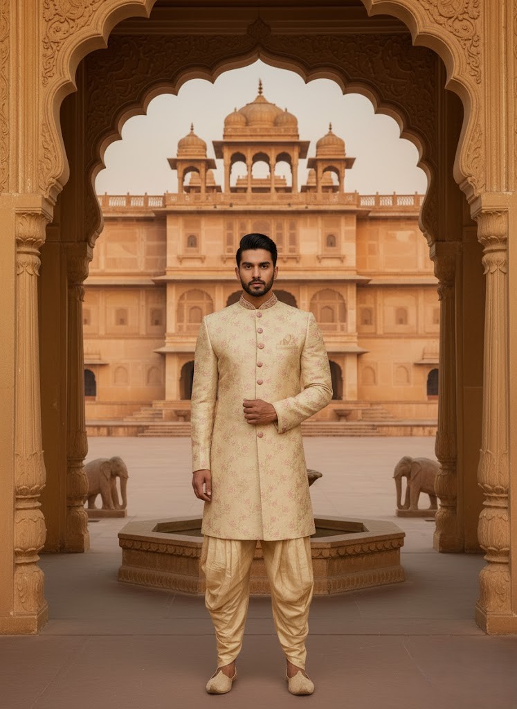 MENSWEAR SHERWANIS-PESHWARI-IKA 03/22-7